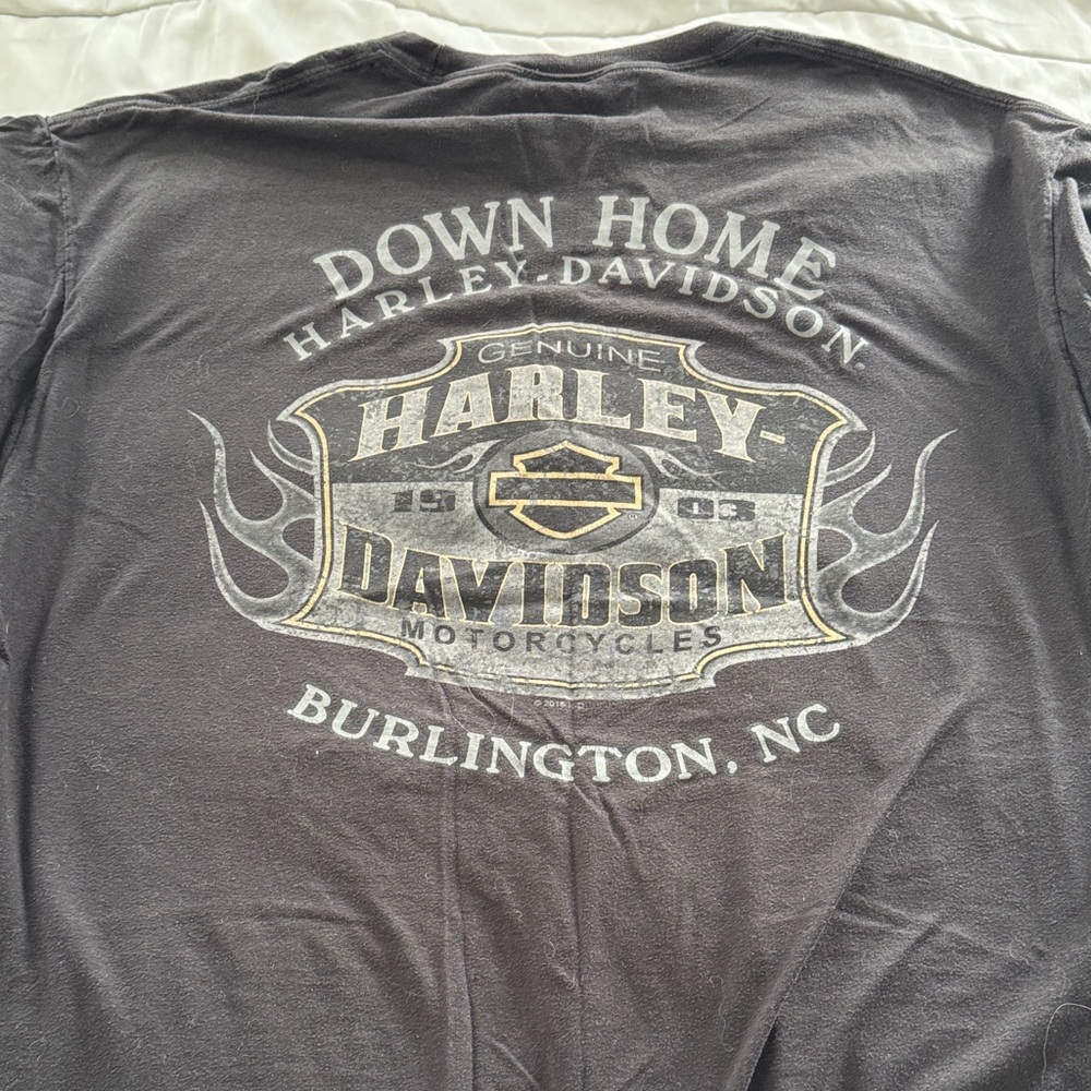 Harley-Davidson Black & Charcoal Trio Graphic Tees - Picture 4 of 8